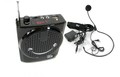 QFX CS-80US 100W PORTABLE LOUD PA VOICE AMPLIFIER SYSTEM MICROPHONE/USB/MICRO-SD/AUX NPUTS FM RADIO