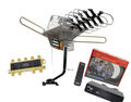 WA-2608 VHF/UHf Digital HD TV Antenna + HDMI DVR Converter Box + Mounting Pole Bundle